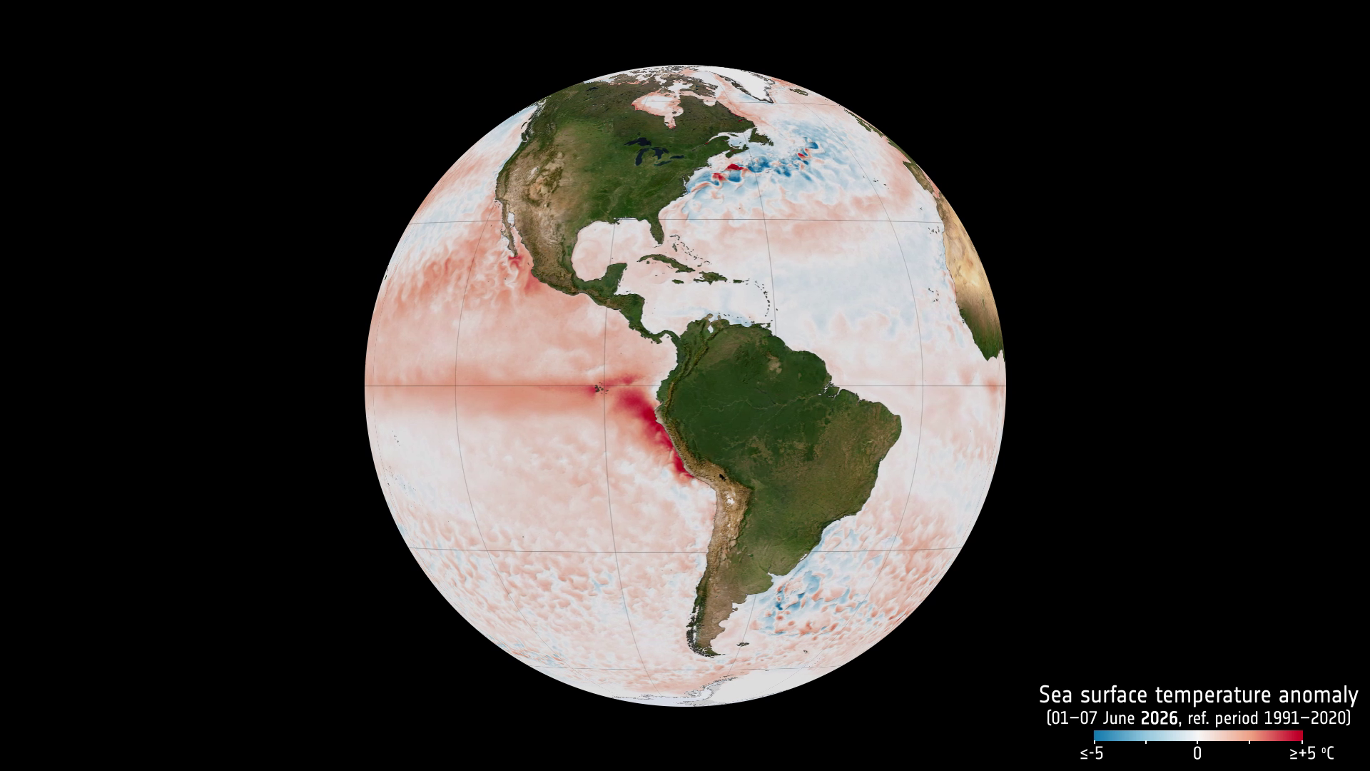 Schéma illustrant le mécanisme d'El Niño et le déplacement des eaux chaudes de surface dans l'océan Pacifique.