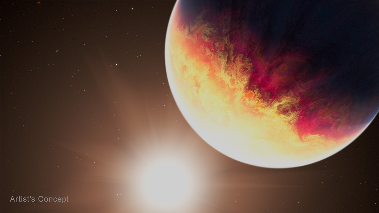 Webb observe un exoplanète rôtie par son étoile hôte, révélant son atmosphère