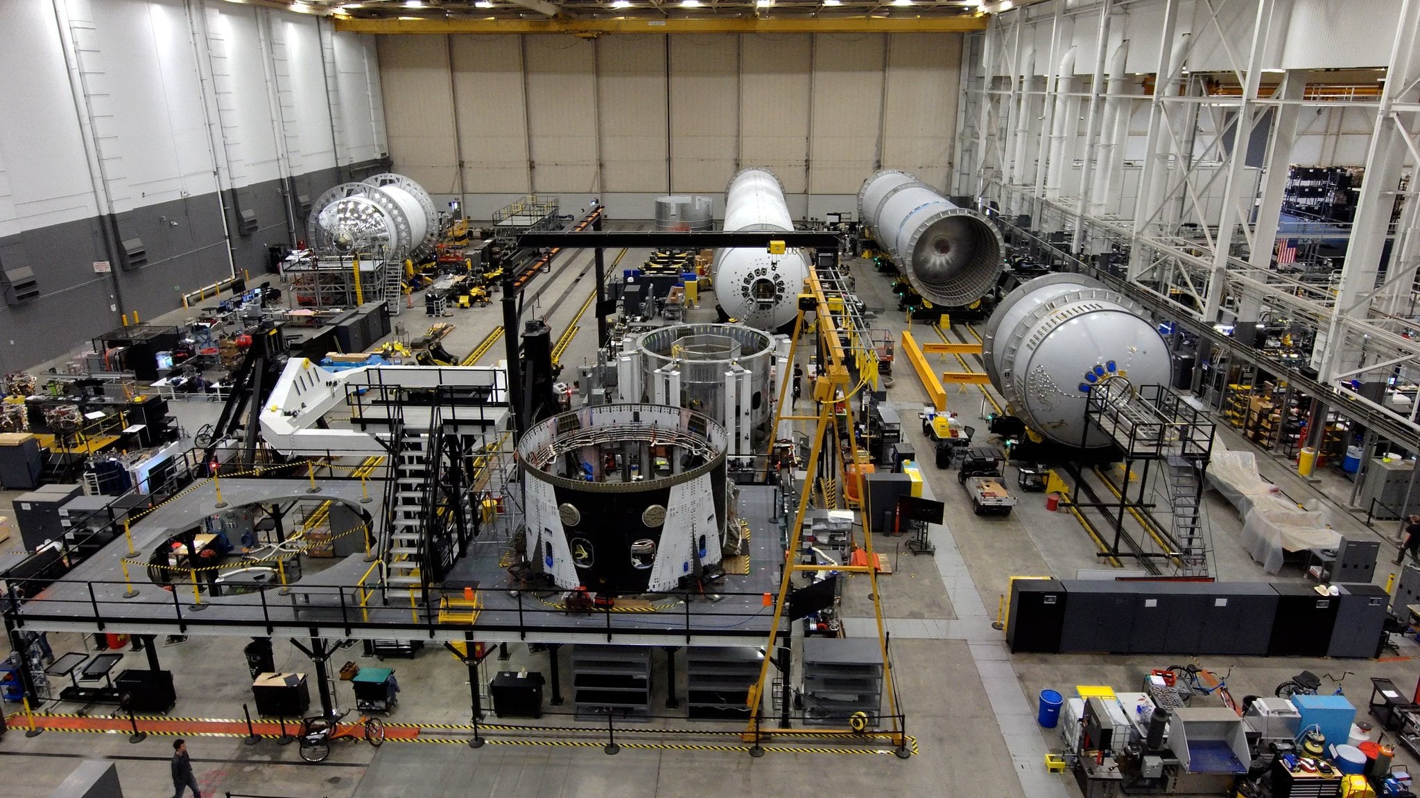Le banc d'essai A2 du Centre Spatial Stennis de la NASA, site historique des tests de lanceurs.