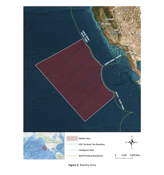 Drone spatial 'A Shortfall of Gravitas' de SpaceX en mer, prêt pour l'atterrissage du propulseur.