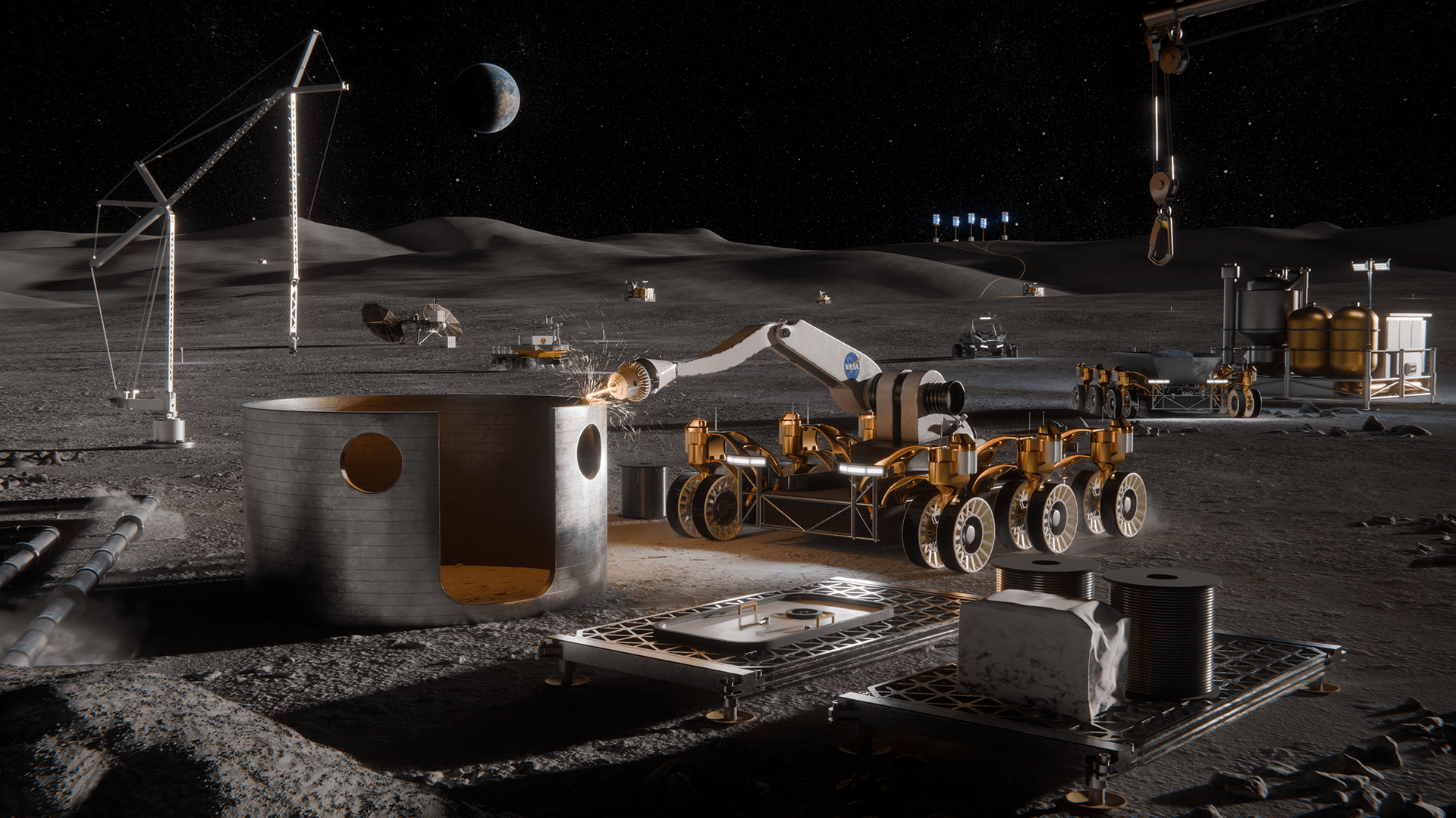 La NASA sollicite des innovations pour ses futures bases lunaires