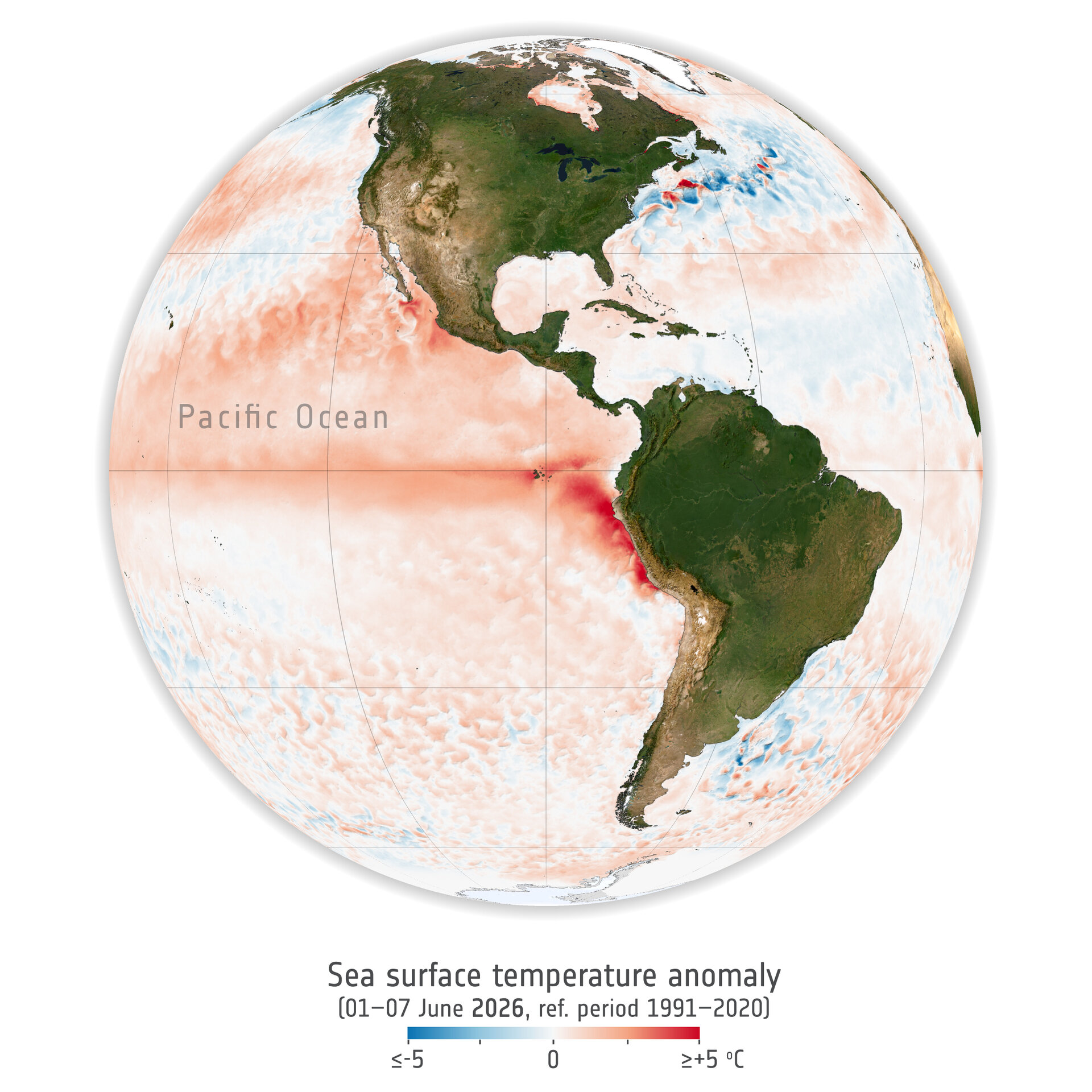 Les satellites de l&rsquo;ESA confirment le début d&rsquo;un nouvel El Niño dans le Pacifique