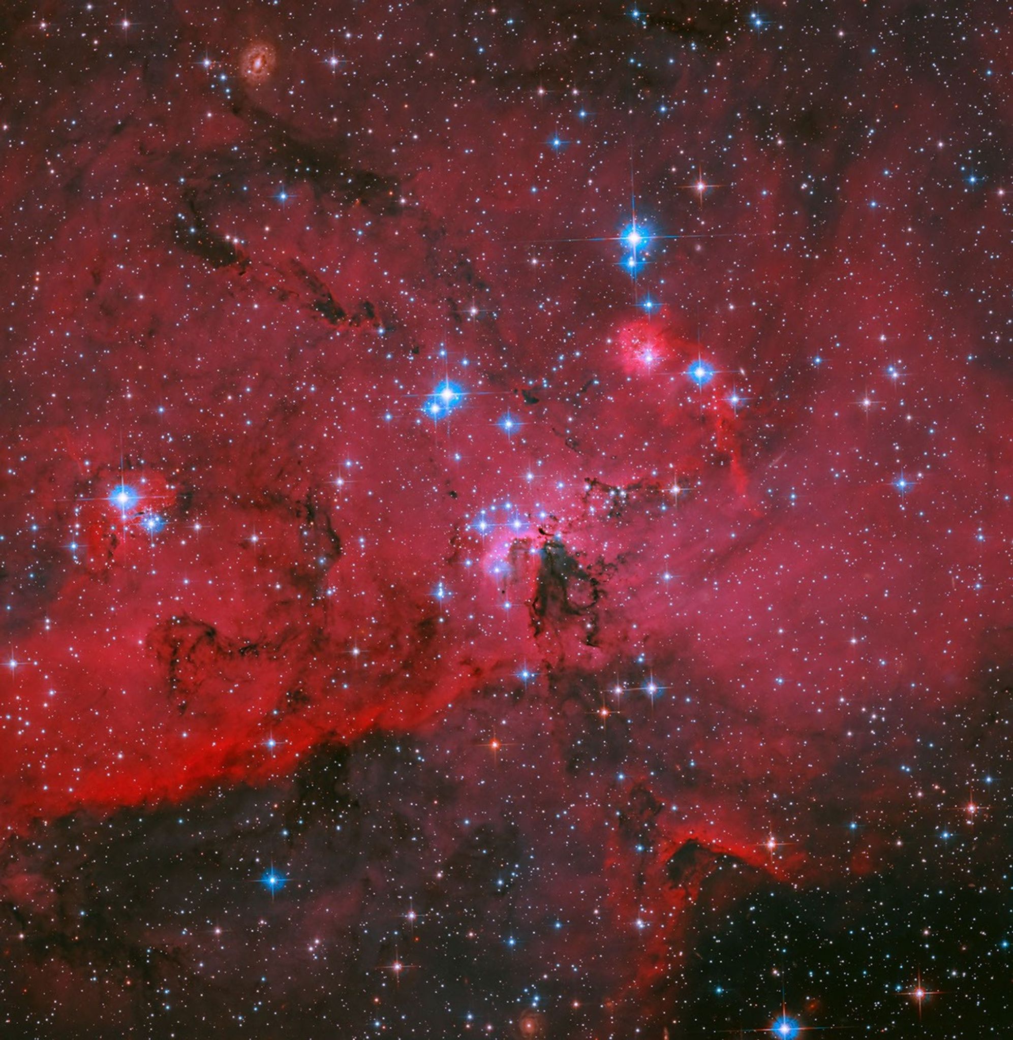 Hubble révèle la pouponnière stellaire LH 95 dans le Grand Nuage de Magellan