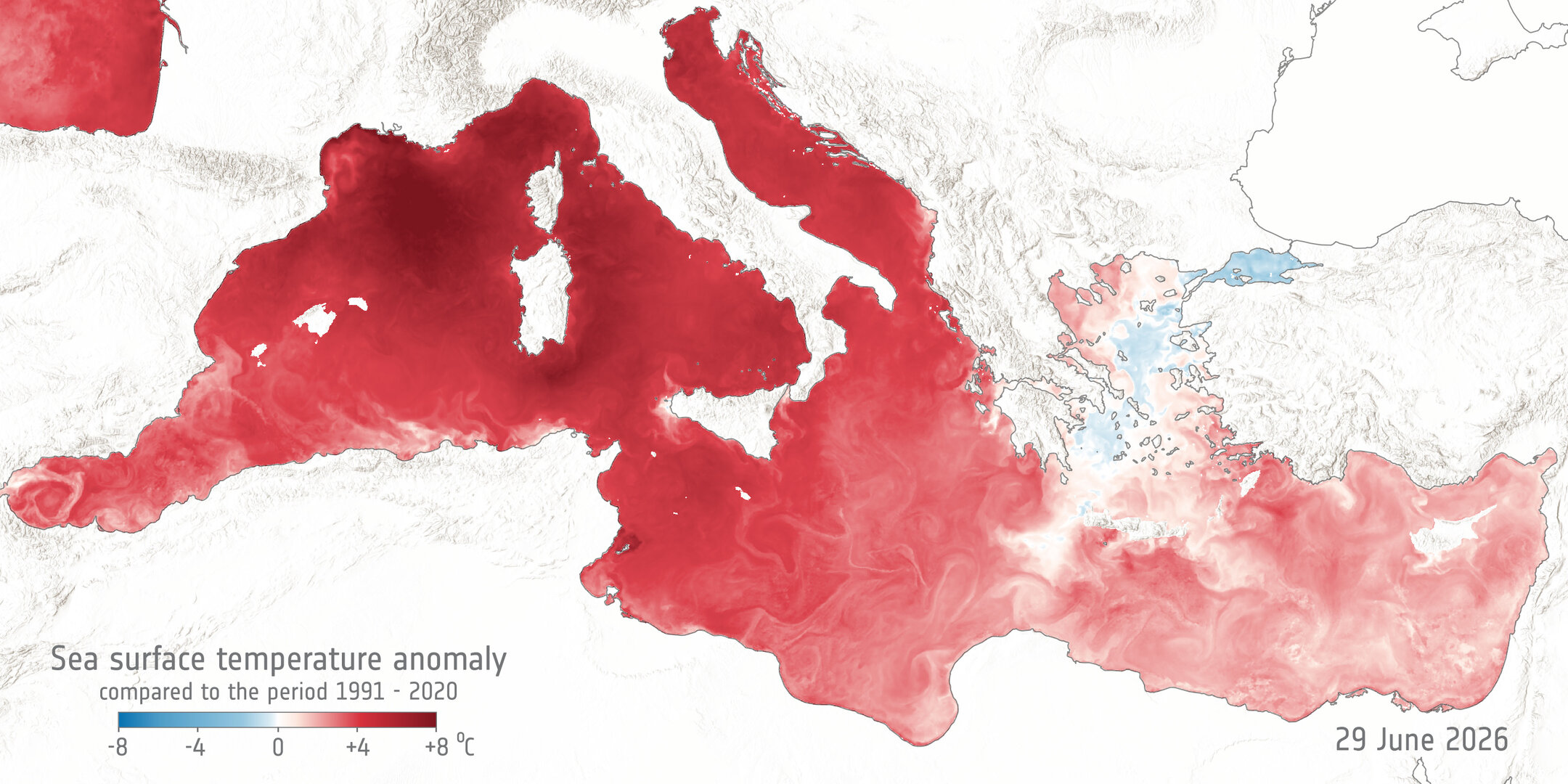Juin 2026 : la Méditerranée enregistre un record de température de surface