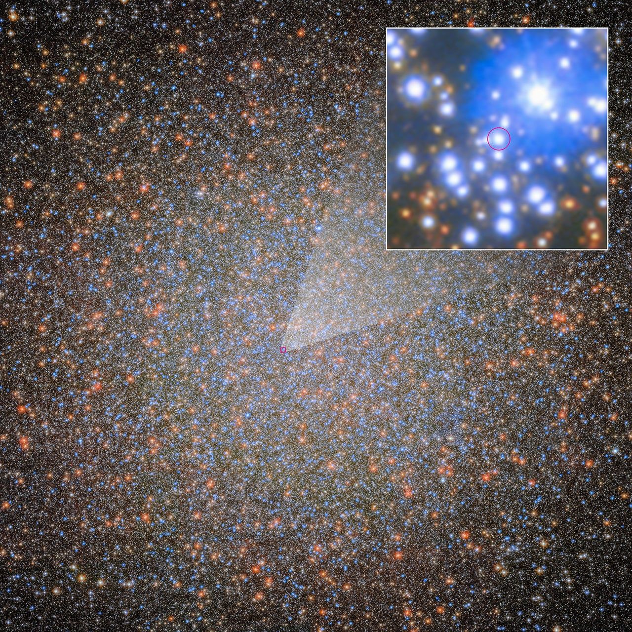 Hubble et Webb révèlent le premier trou noir stellaire d&rsquo;Omega Centauri