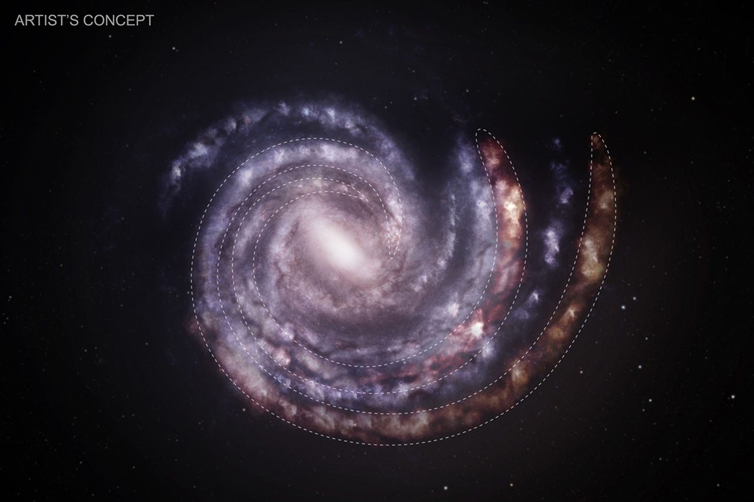 Le télescope Chandra mesure des bras externes de la Voie lactée plus étendus