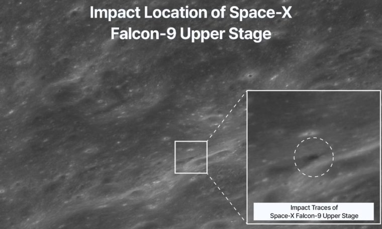 Impact lunaire d&rsquo;un étage de fusée SpaceX révèle un risque opérationnel