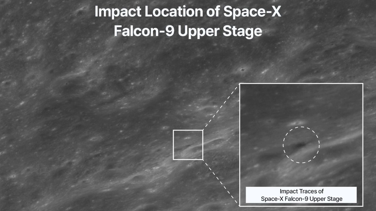 Impact lunaire d&rsquo;un étage de fusée SpaceX révèle un risque opérationnel