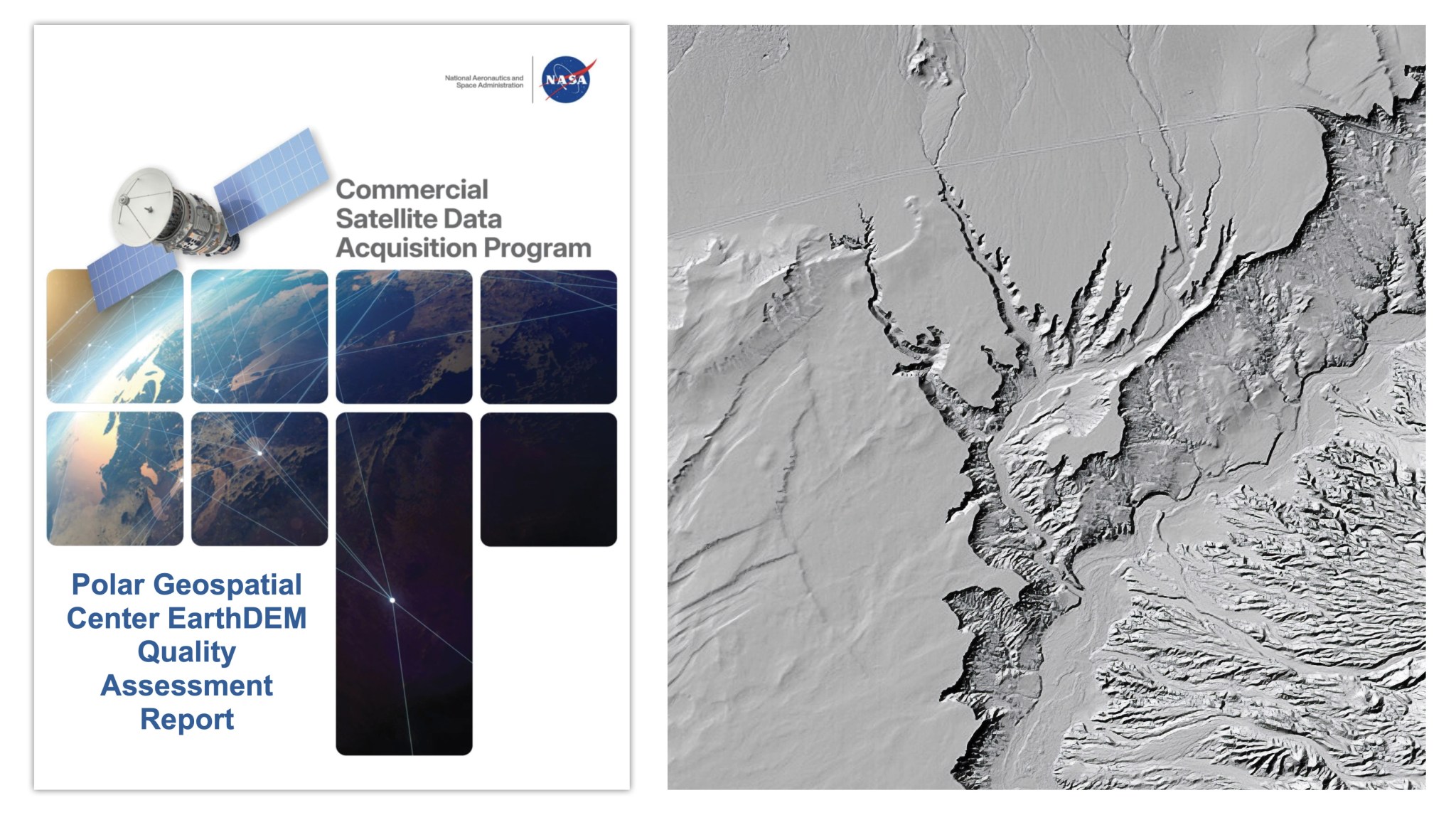 La NASA évalue la précision des modèles numériques d&rsquo;élévation EarthDEM