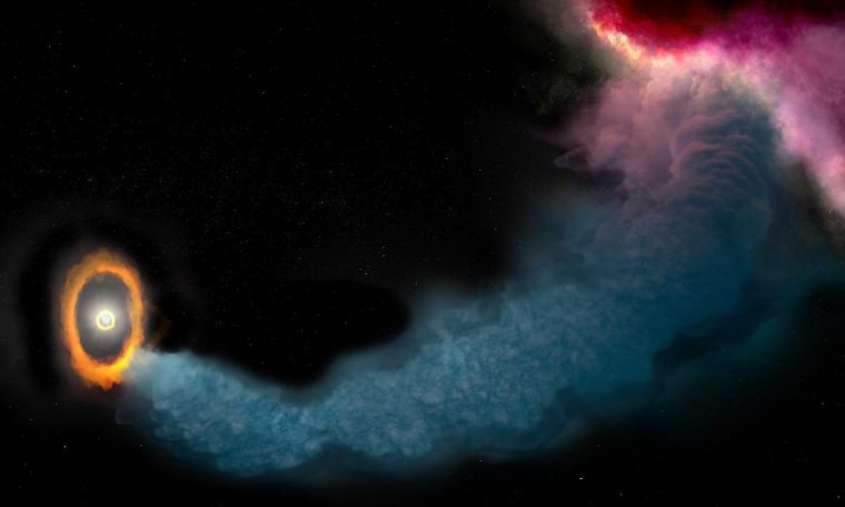 Découverte d&rsquo;un flux cosmique de 1 600 milliards de km modifiant des orbites