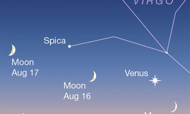 Observation céleste d&rsquo;août : Conjonction Jupiter-Mercure et nuages noctiluques