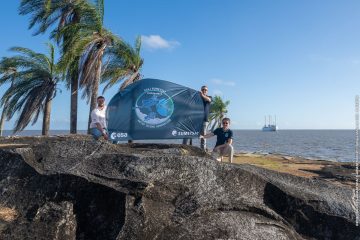 Arrivée du satellite météorologique MetOp-SG-B1 au Port spatial de l&rsquo;Europe